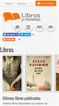 Mobile Screenshot of librosyrevistas.org